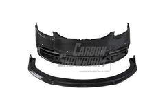 Porsche 718 Cayman / Boxster / GTS 2017-ON with Aftermarket Parts - Front Bumper & Lip Pre-preg Carbon Fiber from TAKD Carbon