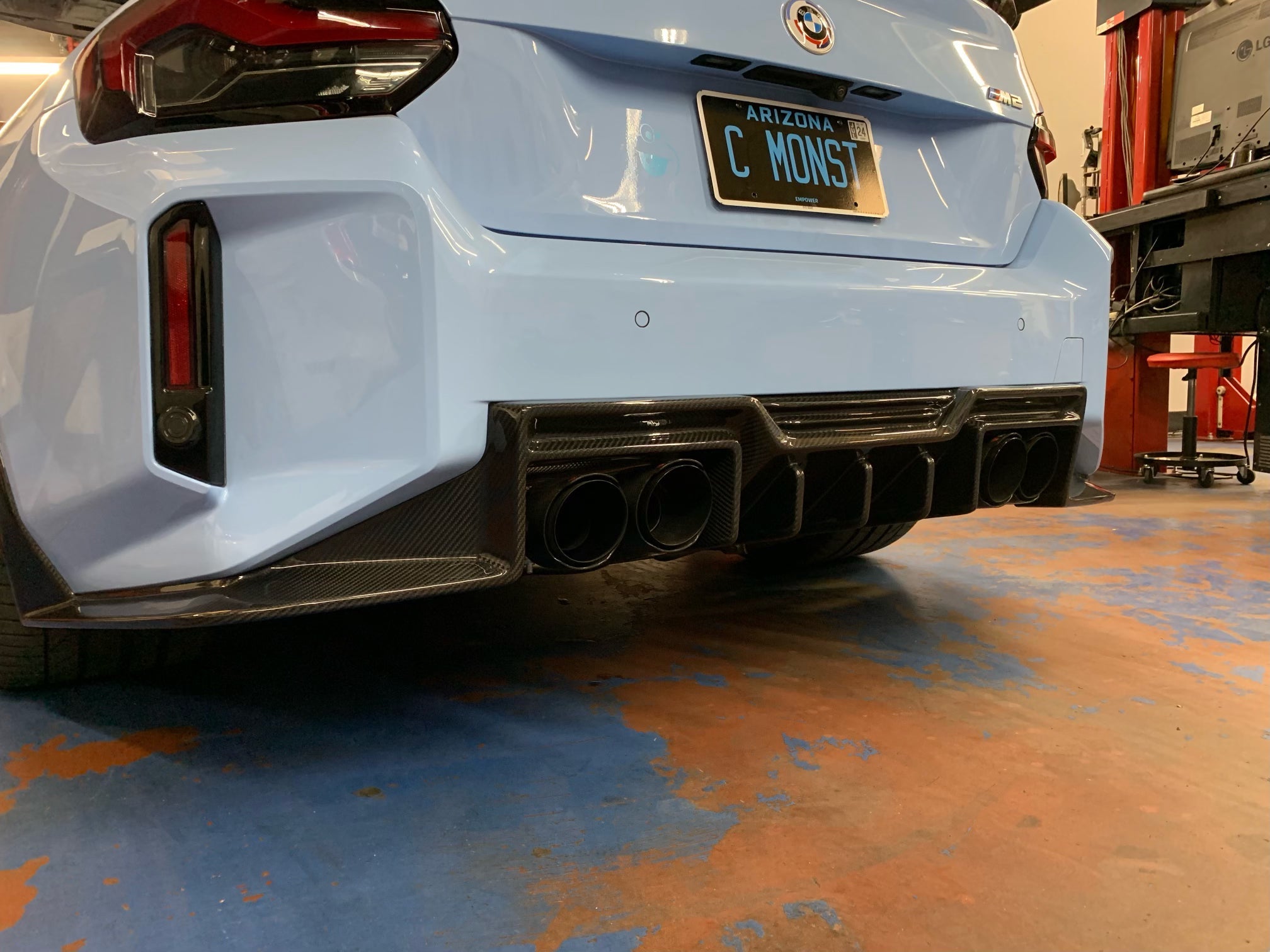 TAKD Carbon Fiber Rear Diffuser for BMW M2 & M2C G87 2023-ON