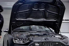 TAKD Carbon Carbon Fiber Hood Bonnet Ver.2 for Audi A4 & S4 2017-ON B9 B9.5