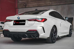 TAKD Carbon Dry Carbon Fiber Rear Diffuser & Rear Canards for BMW 4 Series G22 G23 430i M440i 2020-ON