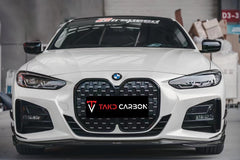 TAKD Carbon Dry Carbon Fiber Front Bumper Canards for BMW 4 Series G22 G23 430i M440i 2020-ON