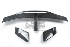 BMW M4 / M4C G82 2021 2022 2023 2024 & 4 series 430i M440i G22 G23 2021 2022 2023 2024 with Aftermarket Parts - Extreme Style Rear GT Wing Pre-preg Carbon Fiber from TAKD Carbon