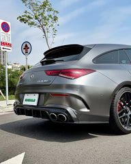 Mercedes Benz CLA-Class CLA45 CLA45S CLA250 (with sport-package bumper, does not fit base model) C118 2020-ON with Aftermarket Parts - Rear Diffuser Pre-preg Carbon Fiber from TAKD Carbon