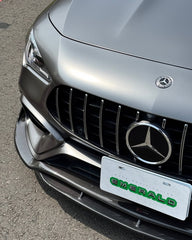 Mercedes Benz CLA45 (Does not fit CLA45s) C118 2020 2021 2022 2023 2024 with Aftermarket Parts - V1 Style Front Lip Pre-preg Carbon Fiber from TAKD Carbon