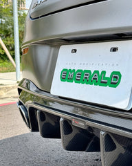 Mercedes Benz CLA-Class CLA45 CLA45S CLA250 (with sport-package bumper, does not fit base model) C118 2020-ON with Aftermarket Parts - Rear Diffuser Pre-preg Carbon Fiber from TAKD Carbon