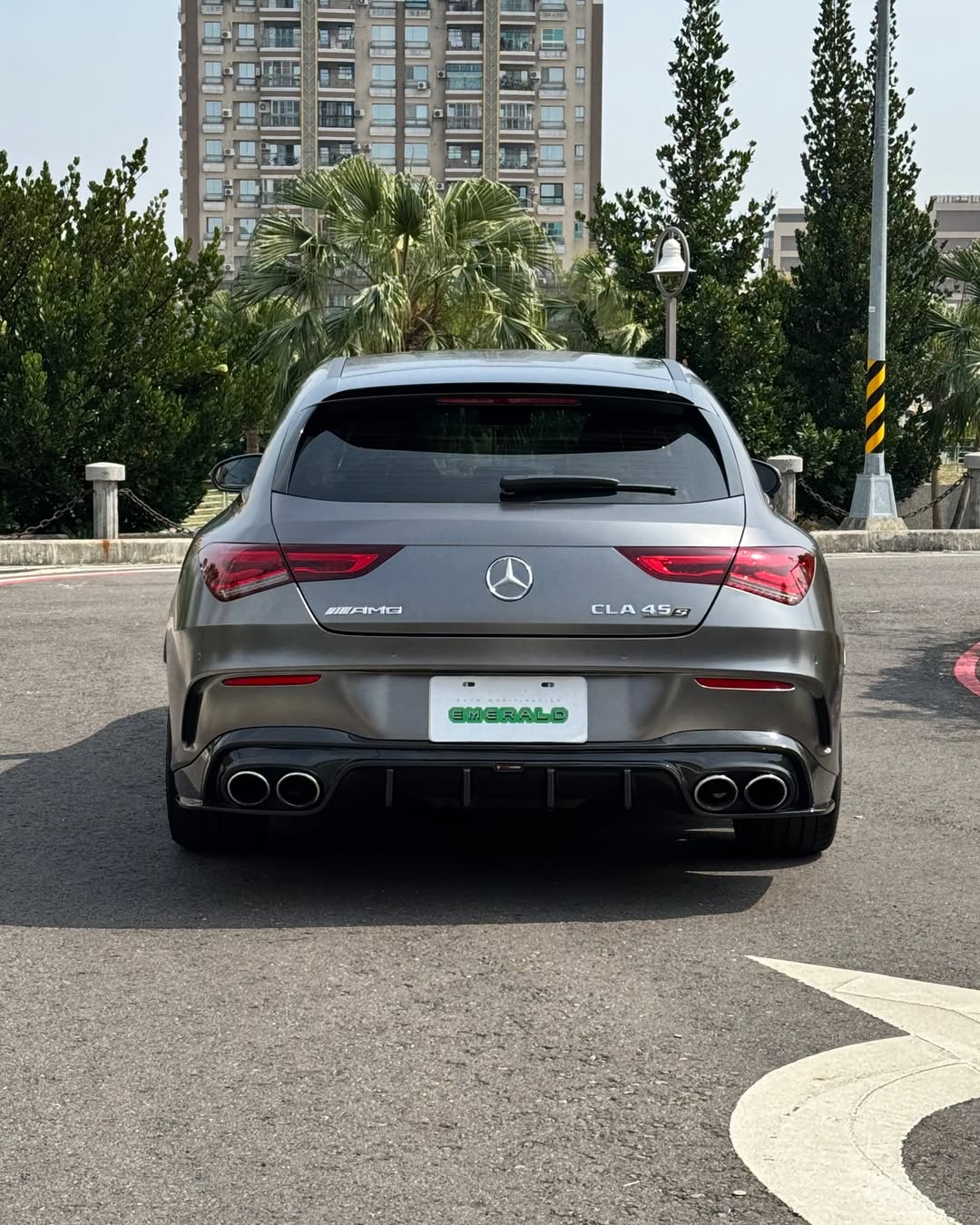 Mercedes Benz CLA-Class CLA45 CLA45S CLA250 (with sport-package bumper, does not fit base model) C118 2020-ON with Aftermarket Parts - Rear Diffuser Pre-preg Carbon Fiber from TAKD Carbon