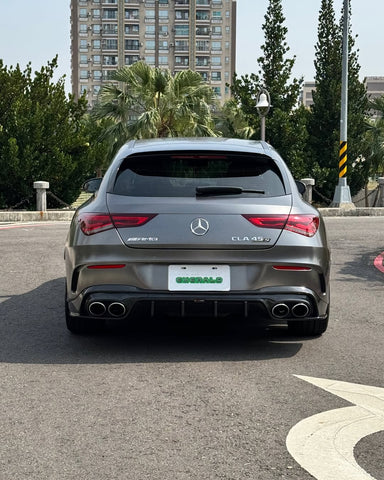 Mercedes Benz CLA-Class CLA45 CLA45S CLA250 (with sport-package bumper, does not fit base model) C118 2020-ON with Aftermarket Parts - Rear Diffuser Pre-preg Carbon Fiber from TAKD Carbon