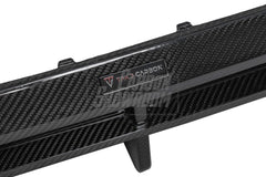 BMW 8 Series 840i (With M-Package Bumper) M850i G16 2018 2019 2020 2021 2022 2023 2024 with Aftermarket Parts - V3 Style Rear Diffuser Pre-preg Carbon Fiber from TAKD Carbon
