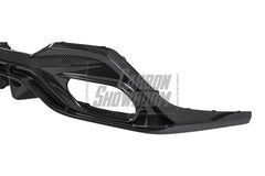 BMW 8 Series 840i (With M-Package Bumper) M850i G16 2018 2019 2020 2021 2022 2023 2024 with Aftermarket Parts - V3 Style Rear Diffuser Pre-preg Carbon Fiber from TAKD Carbon