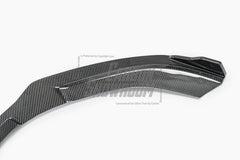Audi RS3 8V.5 2018 2019 2020 with Aftermarket Parts - Front Lip Pre-preg Carbon Fiber from TAKD Carbon