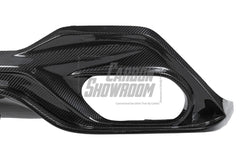 BMW 8 Series 840i (With M-Package Bumper) M850i G16 2018 2019 2020 2021 2022 2023 2024 with Aftermarket Parts - V3 Style Rear Diffuser Pre-preg Carbon Fiber from TAKD Carbon