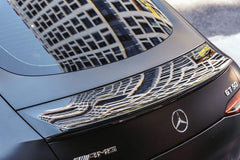 Mercedes Benz AMG GT43 GT50 GT53 GT63 X290 2019-2023 with Aftermarket Parts - Carbon Fiber Rear Trunk Spoiler from TAKD Carbon