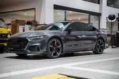 TAKD Carbon Audi A7 S-Line & S7 C8 2019-ON Front Lip Rear Diffuser Bumper Canards Carbon Fiber