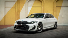 BMW 3 Series 330i M340i LCI G20 G21 2023-ON with Aftermarket Parts - Grill Pre-preg Carbon Fiber from TAKD Carbon