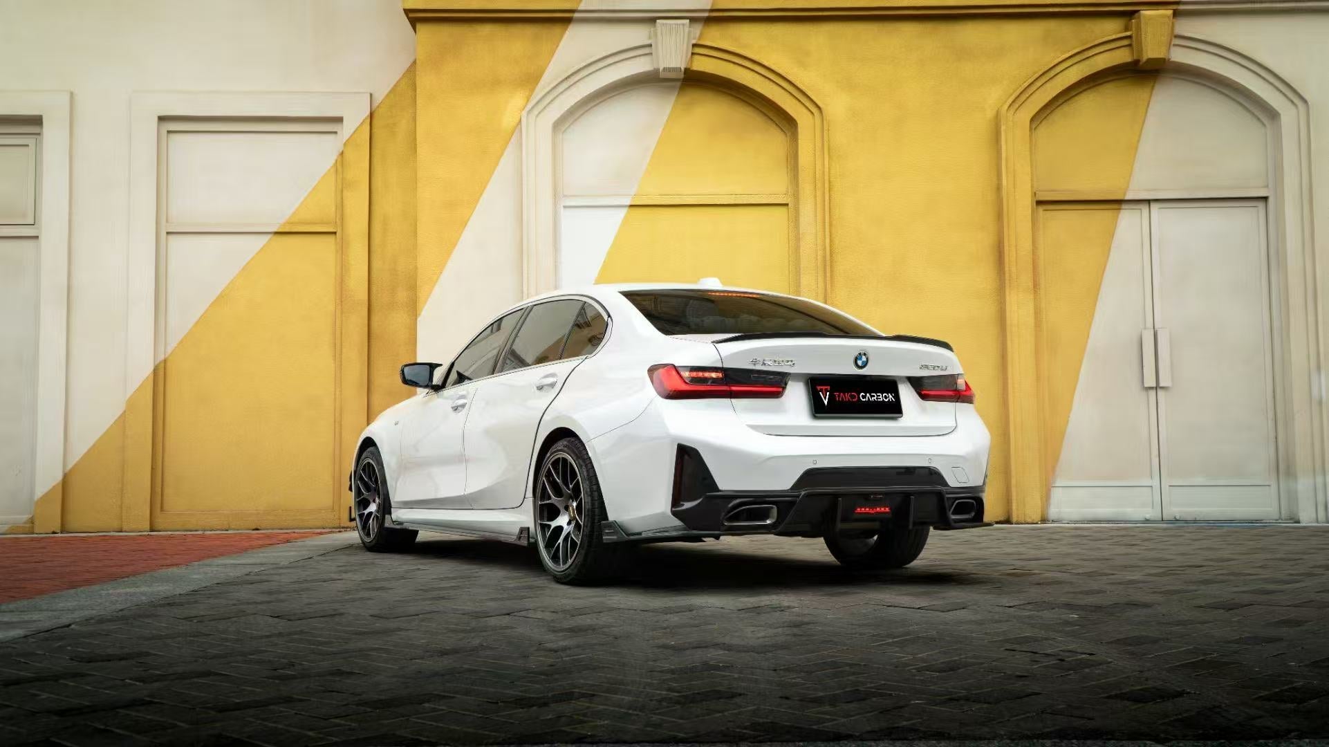 TAKD Carbon Fiber Side Skirts Ver.3 for BMW 3 Series G20 330i M340i 2019-ON - Performance SpeedShop