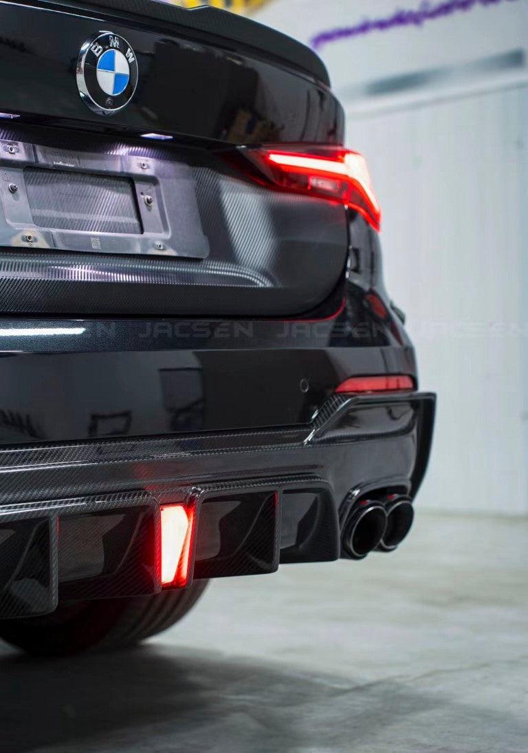 BMW 430i M440i G22/23 aftermarket parts-TAKD Carbon Rear Rear Diffuser