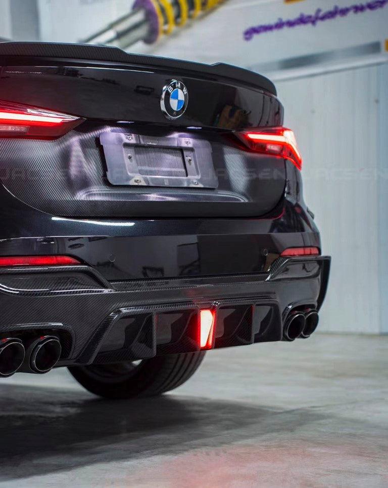 BMW 430i M440i G22/23 aftermarket parts-TAKD Carbon Rear Rear Diffuser