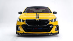 BMW 5 Series 530 540 (with M-package bumper, does not fit base model) & i5 e/x Drive40 (with M-package bumper, does not fit base model) M60 G60 G61 2024-ON with Aftermarket Parts - V1 Style Air Intake Vents Cover Pre-preg Carbon Fiber from TAKD Carbon