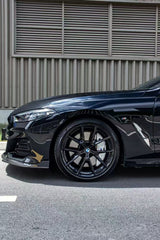 BMW 8 Series M850 840 (With M-Package Bumper) G14 G15 G16 2018 2019 2020 2021 2022 2023 2024 with Aftermarket Parts - V1 Style Front Lip Pre-preg Carbon Fiber from TAKD Carbon