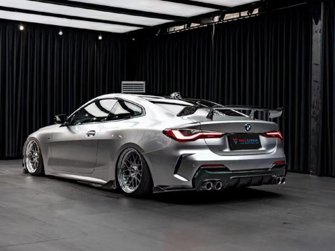 TAKD Carbon BMW 4 Series G22 G23 G26 i4 & Gran coupe 430i M440i Side Skirts Front Canards Rear Diffuser & Canards Carbon Fiber 