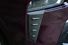 BMW X7 xDrive40i (With M-Package Bumper) M60i ALPINA XB7 LCI G07 2023-ON with Aftermarket Parts - Headlight Valance Trim Pre-preg Carbon Fiber from TAKD Carbon
