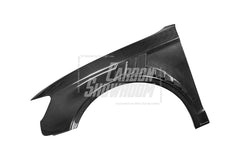 Audi RS3 8V.5 2018 2019 2020 with Aftermarket Parts - Front Fenders Pre-preg Carbon Fiber from TAKD Carbon