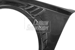 Audi RS3 8V.5 2018 2019 2020 with Aftermarket Parts - Front Fenders Pre-preg Carbon Fiber from TAKD Carbon