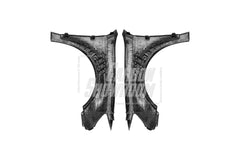 Audi RS3 8V.5 2018 2019 2020 with Aftermarket Parts - Front Fenders Pre-preg Carbon Fiber from TAKD Carbon