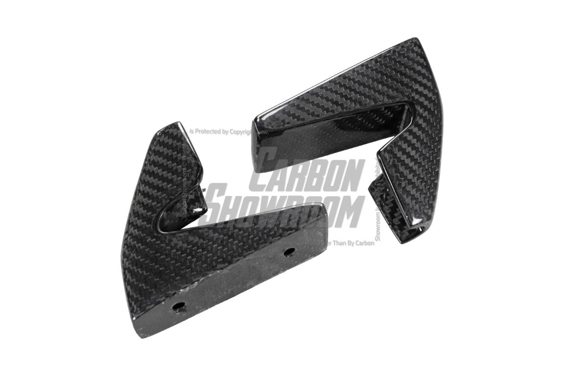 Audi S5 A5 S-line (with s-line bumper) B9.5 2020 2021 2022 2023 2024 with Aftermarket Parts - Front Lip Pre-preg Carbon Fiber from TAKD Carbon