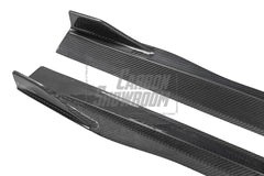 Audi S4 A4 B9.5 2020 2021 2022 2023 2024 with Aftermarket Parts - Side Skirts Pre-preg Carbon Fiber from TAKD Carbon