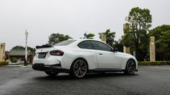 BMW M2/C G87 2023-ON & 230i M240i G42 2022-ON with Aftermarket Parts - Rear Lip Spoiler Pre-preg Carbon Fiber from TAKD Carbon