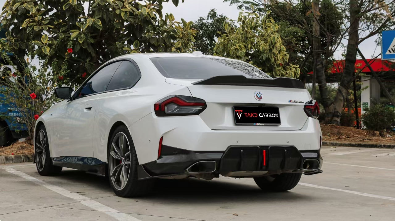 BMW 2 Series 230i M240i G42 Aftermarket Parts - TAKD Side Skirts Carbon ...