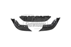 BMW 3 Series 330i (with M-package bumper, does not fit base model) M340i G20 Pre-LCI 2019 2020 2021 2022 with Aftermarket Parts - V1 Style Front Lip Pre-preg Carbon Fiber from TAKD Carbon