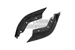 BMW 3 Series 330i (with M-package bumper, does not fit base model) M340i G20 Pre-LCI 2019 2020 2021 2022 with Aftermarket Parts - V1 Style Front Lip Pre-preg Carbon Fiber from TAKD Carbon
