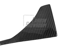 BMW 3 Series 330i (with M-package bumper, does not fit base model) M340i G20 Pre-LCI 2019 2020 2021 2022 with Aftermarket Parts - V1 Style Front Lip Pre-preg Carbon Fiber from TAKD Carbon
