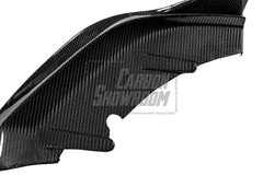 BMW 5 Series 530 540（with M-package bumper, does not fit base model)  G60 G61 2024-ON with Aftermarket Parts - MP Style Pre-preg Carbon Fiber Front Lip from TAKD Carbon