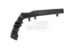 BMW 5 Series 530 540 (with M-package bumper, does not fit base model) & i5 e/x Drive40 (with M-package bumper, does not fit base model) M60 G60 G61 2024-ON with Aftermarket Parts - MP Style Rear Diffuser (Quad Exhaust Tips Included) Pre-preg Carbon Fiber from TAKD Carbon