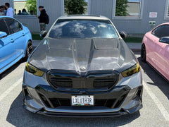 BMW 5 Series 530 540 & i5 e/x Drive40 M60 G60 G61 2024-ON with Aftermarket Parts - Hood Pre-preg Carbon Fiber from TAKD Carbon