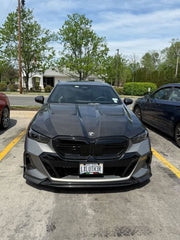 BMW 5 Series 530 540 & i5 e/x Drive40 M60 G60 G61 2024-ON with Aftermarket Parts - Hood Pre-preg Carbon Fiber from TAKD Carbon