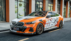 BMW 5 Series 530 540 & i5 e/x Drive40 M60 G60 G61 2024-ON with Aftermarket Parts - Hood Pre-preg Carbon Fiber from TAKD Carbon