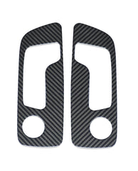 BMW 5 Series 530 540 & i5 e/x Drive40 M60 G60 G61 2024-ON with Aftermarket Parts - Pre-preg Carbon Fiber Seat Adjustment Control Buttons Trim Cover Pair from TAKD Carbon