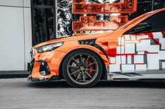 BMW 5 Series 530 540 & i5 e/x Drive40 M60 G60 G61 2024-ON with Aftermarket Parts - V1 Style Side Skirts Pre-preg Carbon Fiber from TAKD Carbon