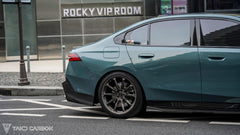 BMW 5 Series 530 540 & i5 e/x Drive40 M60 G60 G61 2024-ON with Aftermarket Parts - V1 Style Side Skirts Pre-preg Carbon Fiber from TAKD Carbon