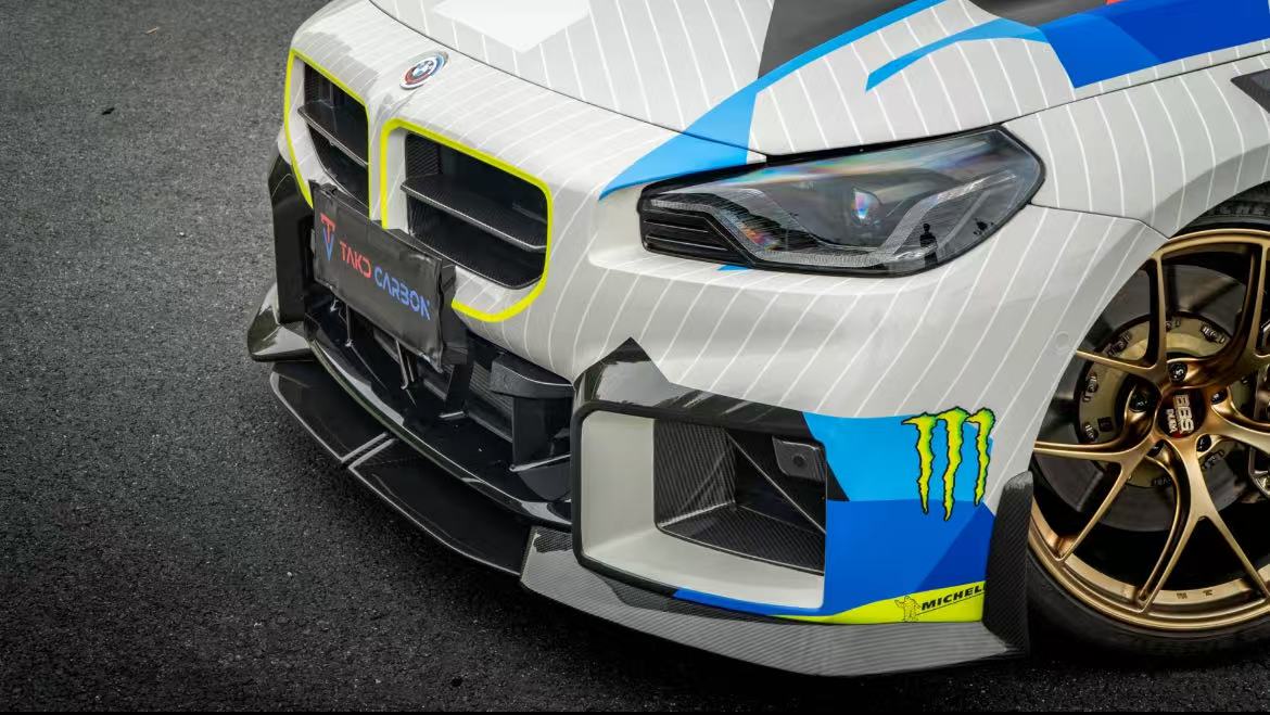 BMW M2/C G87 2023-ON & 230i M240i G42 2022-ON with Aftermarket Parts - Rear Lip Spoiler Pre-preg Carbon Fiber from TAKD Carbon