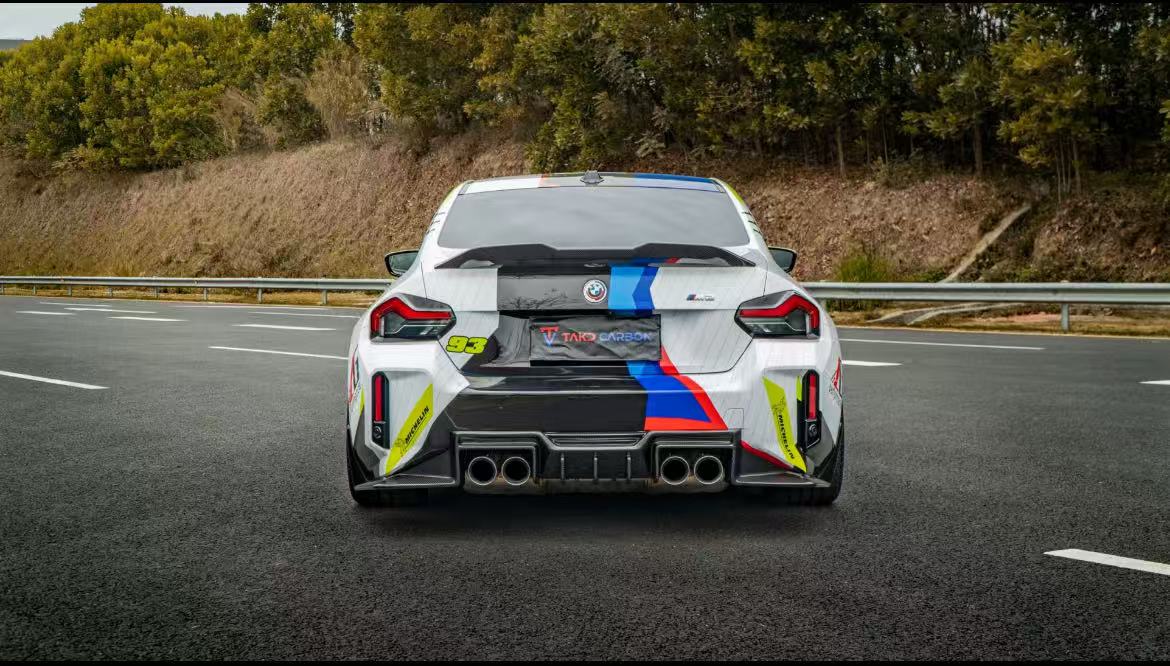 BMW M2 / M2C G87 2023-ON with Aftermarket Parts - Rear Diffuser Pre-preg Carbon Fiber from TAKD Carbon