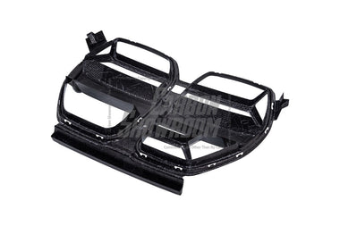 BMW M3/M3C G80/G81 2021 2022 2023 2024 & M4/M4C G82/G83 2021 2022 2023 2024 with Aftermarket Parts - CSL without ACC Sensor & CSL without ACC Sensor Grill Pre-preg Carbon Fiber from TAKD Carbon