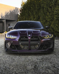 BMW M3/M3C G80/G81 2021 2022 2023 2024 & M4/M4C G82/G83 2021 2022 2023 2024 with Aftermarket Parts - CSL without ACC Sensor & CSL without ACC Sensor Grill Pre-preg Carbon Fiber from TAKD Carbon