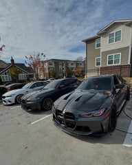 BMW M3/M3C G80/G81 2021 2022 2023 2024 & M4/M4C G82/G83 2021 2022 2023 2024 with Aftermarket Parts - CSL without ACC Sensor & CSL without ACC Sensor Grill Pre-preg Carbon Fiber from TAKD Carbon