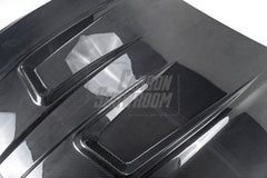 BMW M3 / M3C G80 G81 & M4 / M4C G82 G83 2021 2022 2023 2024 with Aftermarket Parts - Hood Bonnet Double-sided Pre-preg Carbon Fiber from TAKD Carbon