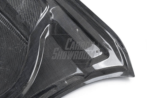 BMW M3 / M3C G80 G81 & M4 / M4C G82 G83 2021 2022 2023 2024 with Aftermarket Parts - Hood Bonnet Double-sided Pre-preg Carbon Fiber from TAKD Carbon